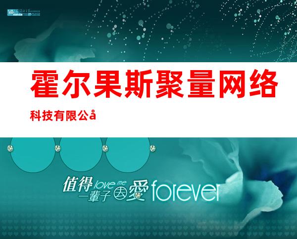霍尔果斯聚量网络科技有限公司